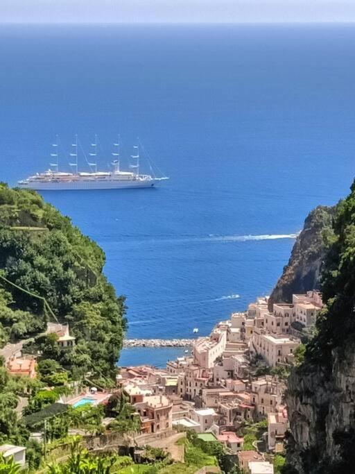 Terrazza Belvedere A Pontone - Amalfi Coast Kültér fotó